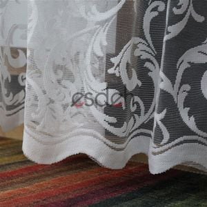 260 x 260  - Şal Desenli Tül Perde Boncuklu - Sağ Kanat