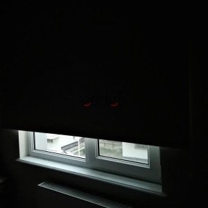 Beyaz Karartma Stor Perde - Işık Geçirmez (Blackout) - Etekli