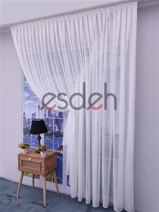 200x250  - Şantuk Desen Tül Perde Boncuklu - Tek kanat Sağ