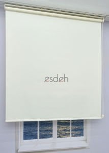 Ekru Stor Perde - Orta Kalın Kumaş