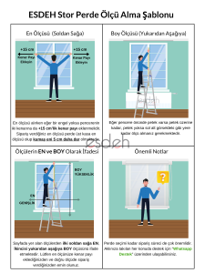 Ekru Stor Perde - Ultra Kalın Kumaş