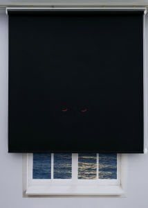 Siyah Stor Perde - Orta Kalın Kumaş