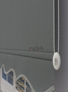 Koyu Gri Stor Perde - Ultra Kalın Kumaş - Etekli