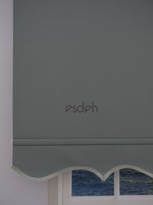 Koyu Gri Stor Perde - Ultra Kalın Kumaş - Etekli