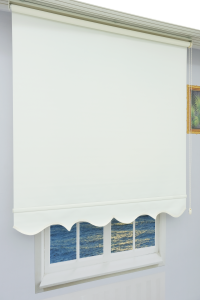 Ekru Stor Perde - Ekonomik Model - Etekli