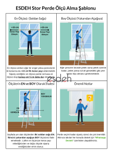 Ekru Stor Perde - Ekonomik Model - Etekli