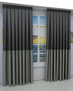 PANO Fon Perde (90x250+260 cm) - SIK PİLE DİKİM - ÇİFT KANAT GÖNDERİLİR - Şık Modern Tasarım