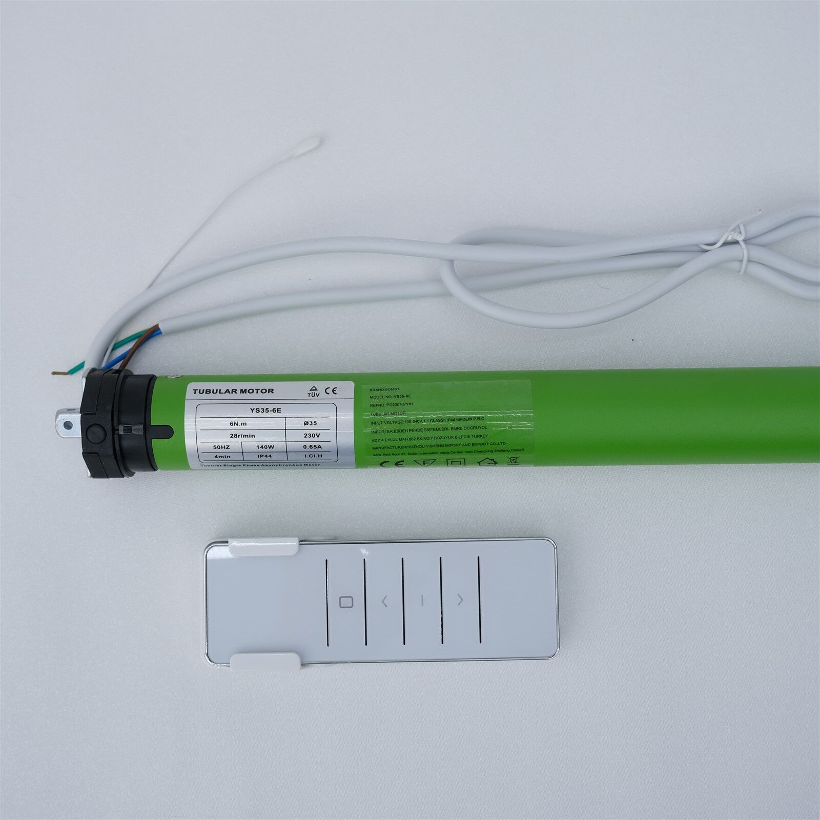 Somst Akıllı Perde Motoru – Uzaktan Kumandalı Sessiz Model