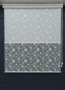 ÇİFT MEKANİZMALI TÜL+STOR GÜNEŞLİK PERDE - ÇİFTLİ SİSTEM - 2 Perde TEK ÜRÜN!