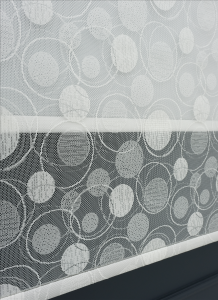 ÇİFT MEKANİZMALI TÜL+STOR GÜNEŞLİK PERDE - ÇİFTLİ SİSTEM - 2 Perde TEK ÜRÜN!