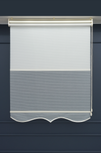 Çift Mekanizmalı TÜL+STOR Güneşlik Perde – Çiftli Sistem - 2 Perde TEK ÜRÜN!