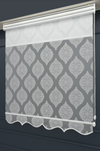 Çift Mekanizmalı TÜL+STOR Güneşlik Perde – Çiftli Sistem - 2 Perde TEK ÜRÜN!