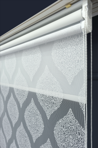 Çift Mekanizmalı TÜL+STOR Güneşlik Perde – Çiftli Sistem - 2 Perde TEK ÜRÜN!