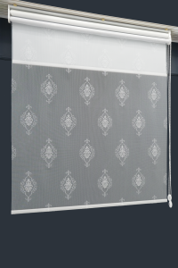 Çift Mekanizmalı TÜL+STOR Güneşlik Perde – Çiftli Sistem - 2 Perde TEK ÜRÜN!