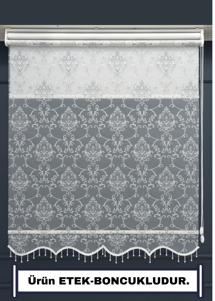 Çift Mekanizmalı TÜL+STOR Güneşlik Perde – Çiftli Sistem - 2 Perde TEK ÜRÜN!