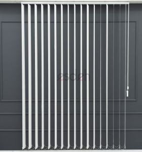 Kırık Beyaz Dikey Stor Perde - İşyeri Ofis Perdesi - Mat Kalın Stor