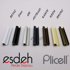 Çiftli Sistem Plicell Cam Balkon Perdesi - LATTICE/LUCIDUM