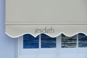 Bej Stor Perde - Ultra Kalın Kumaş - Etekli