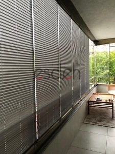 Antrasit Plicell Cam Balkon Perdesi - Ekonomik Model(Parrot)
