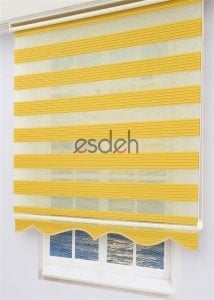 Hardal Zebra Perde - Geniş Pliseli Model