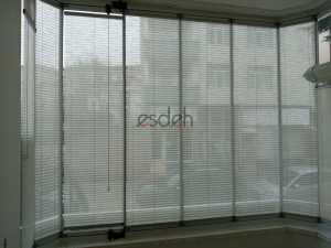 Krem Tül Plicell Cam Balkon Perdesi - Wındy Serisi