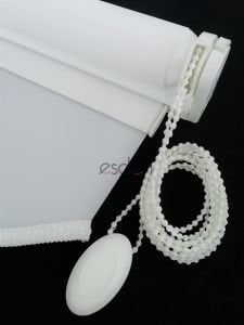 Beyaz Stor Perde - Ekonomik Model - Etekli