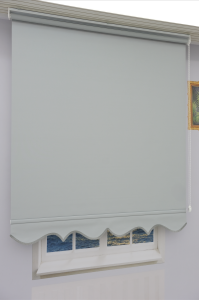 Açık Gri Stor Perde - Ultra Kalın Kumaş - Etekli