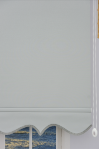 Açık Gri Stor Perde - Ultra Kalın Kumaş - Etekli