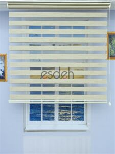 Bambu Zebra Perde - Krem
