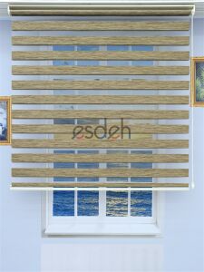 Bambu Zebra Perde - Kahverengi