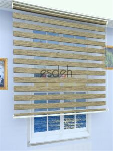 Bambu Zebra Perde - Kahverengi