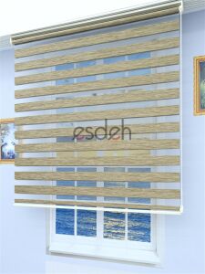 Bambu Zebra Perde - Kahverengi