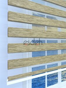 Bambu Zebra Perde - Kahverengi