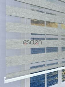 Bambu Zebra Perde - Gri