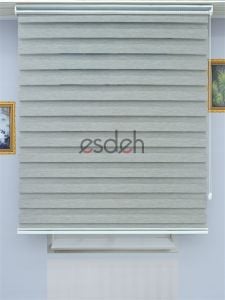 Bambu Zebra Perde - Gri