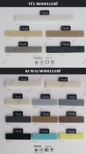 Çiftli Sistem Plicell Cam Balkon Perdesi - Lattice01/Parrot01