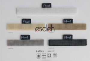 Çiftli Sistem Plicell Cam Balkon Perdesi - Lattice01/Parrot03