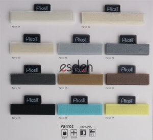 Çiftli Sistem Plicell Cam Balkon Perdesi - Lattice01/Parrot03