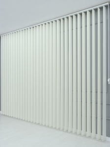 EKRU Dikey Stor Perde - İşyeri Ofis Perdesi - Mat Kalın Stor