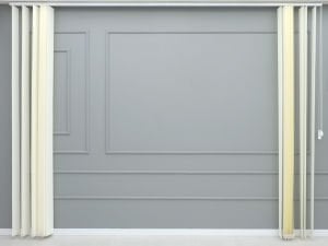 EKRU Dikey Stor Perde - İşyeri Ofis Perdesi - Mat Kalın Stor