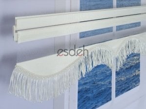 Krem Perde Püskülü - Saçaklı
