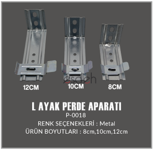 L Ayak - Perde Takma Aparatı