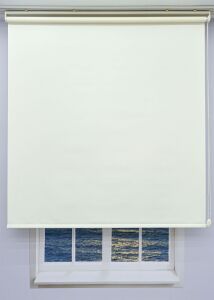 Ekru Stor Perde - Düz/Eteksiz - Mat Kalın Kumaş