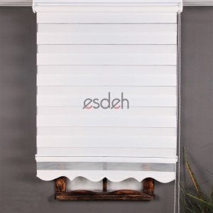 Bambu Zebra Perde - Beyaz