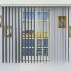 Gri Dikey Stor Perde - İşyeri Ofis Perdesi - Mat Kalın Stor