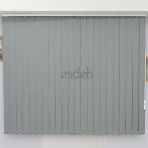 Gri Dikey Stor Perde - İşyeri Ofis Perdesi - Mat Kalın Stor