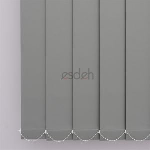 Gri Dikey Stor Perde - İşyeri Ofis Perdesi - Mat Kalın Stor