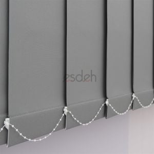 Gri Dikey Stor Perde - İşyeri Ofis Perdesi - Mat Kalın Stor