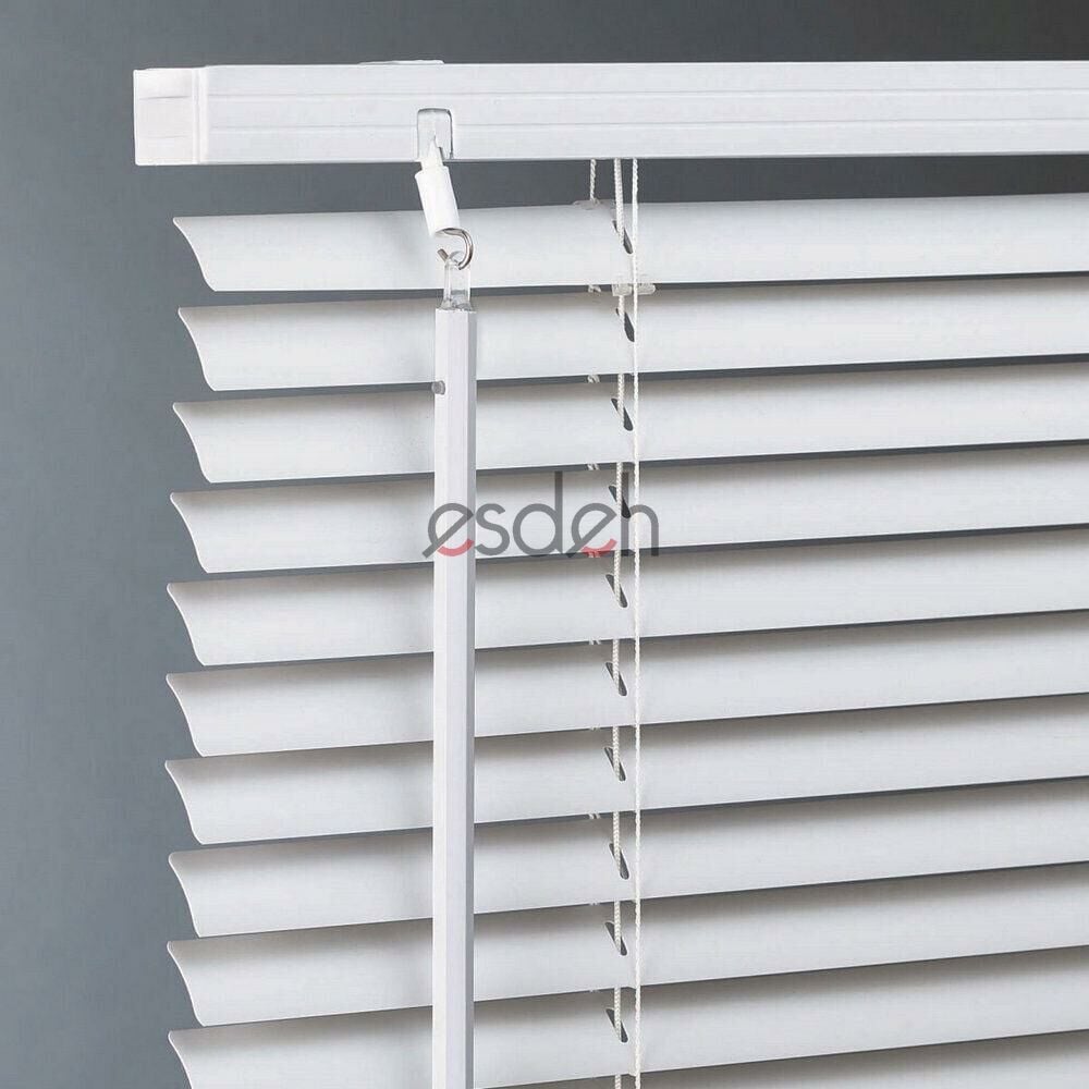Beyaz Alüminyum Jaluzi Perde - 16 mm