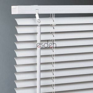 Beyaz Alüminyum Jaluzi Perde - 16 mm